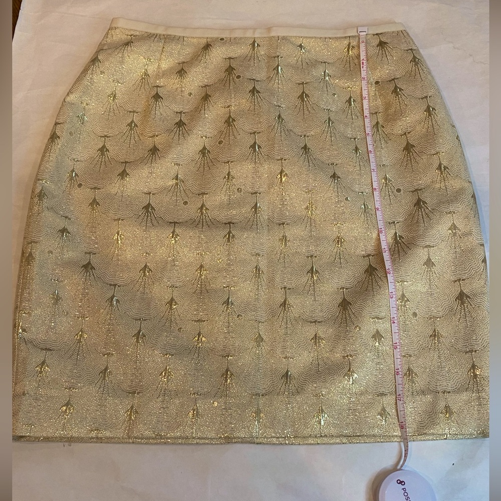 H&M Gold Skirt size 10 NWT